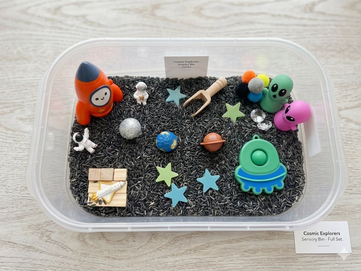 Cosmic Explorer Sensory Bin