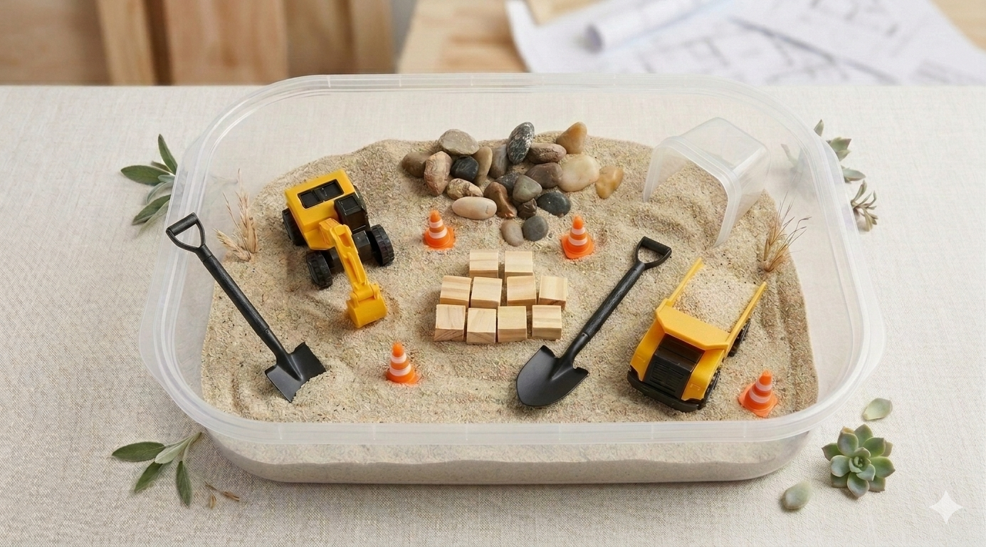 Little Builder Sensory Bin 🪏